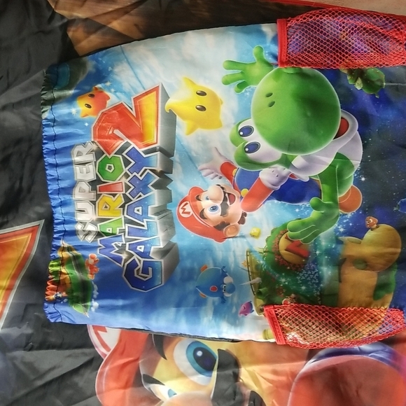 NINTENDO SUPER MARIO GALAXY 2 - CHILD YOUTH SLEEPING BAG RARE - Picture 7 of 9